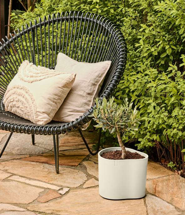 eden 25cm leinenweiß